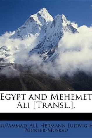 Cover of Egypt and Mehemet Ali [Transl.].