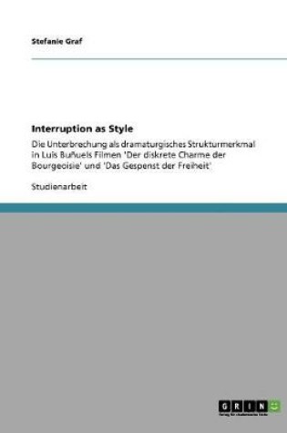 Cover of Interruption as Style