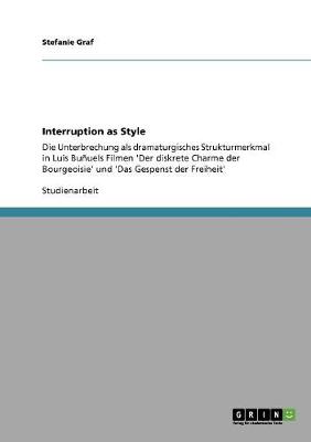 Book cover for Interruption as Style