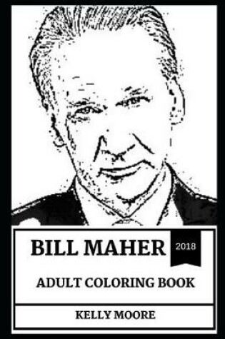Cover of Bill Maher Adult Coloring Book