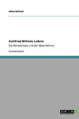 Cover of Gottfried Wilhelm Leibniz