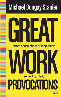 Book cover for Great Work Provocations