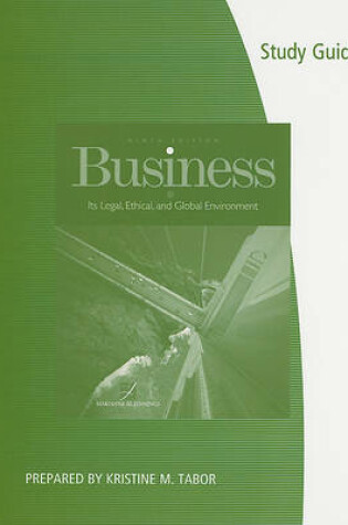 Cover of Study Guide for Jennings' Business: Its Legal, Ethical, and Global  Environment, 9th
