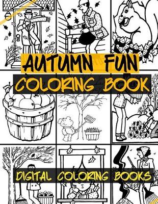 Book cover for Autumn Fun Coloring Book