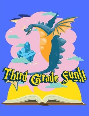 Book cover for Third Grade Fun Dragon Composition Notebook