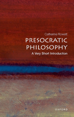 Cover of Presocratic Philosophy: A Very Short Introduction