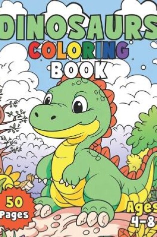 Cover of Dinosaurs Coloring Book