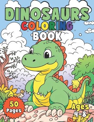 Book cover for Dinosaurs Coloring Book