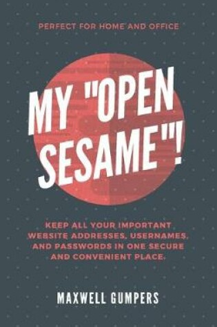 Cover of My "Open Sesame"!