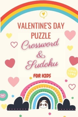 Cover of Valentine's Day Puzzle Crossword & Sudoku for kids