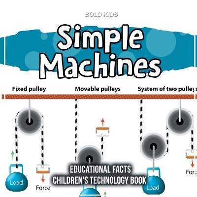 Book cover for Simple Machines Educational Facts Children's Technology Book