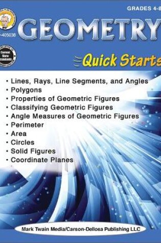 Cover of Geometry Quick Starts Workbook