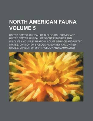 Book cover for North American Fauna Volume 5