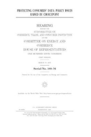 Cover of Protecting consumers' data