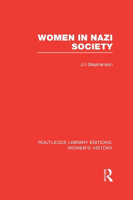 Book cover for Women in Nazi Society