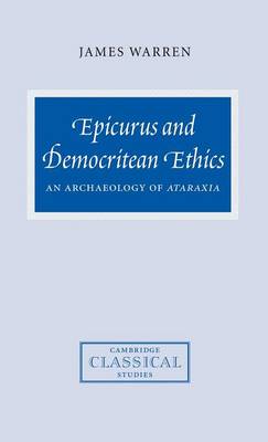 Cover of Epicurus and Democritean Ethics