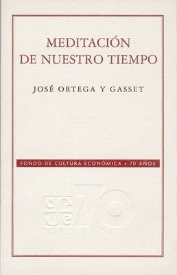 Book cover for Meditacion de Nuestro Tiempo