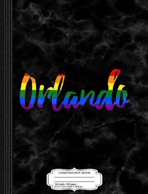 Book cover for Orlando Gay Pride Composition Notebook