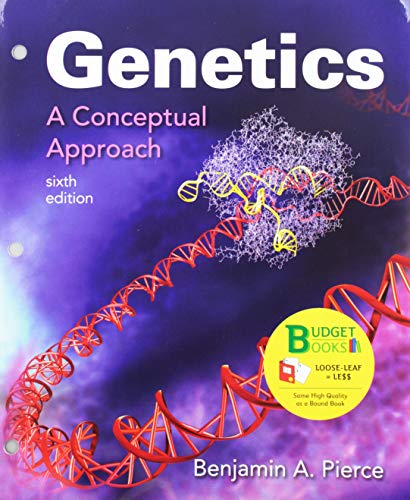 Book cover for Loose-Leaf Version for Genetics: A Conceptual Approach 6e & Saplingplus for Genetics: A Conceptual Approach 6e (Six-Month Access) & Solutions and Problem-Solving Manual to Accompany Genetics: A Conceptual Approach 6e