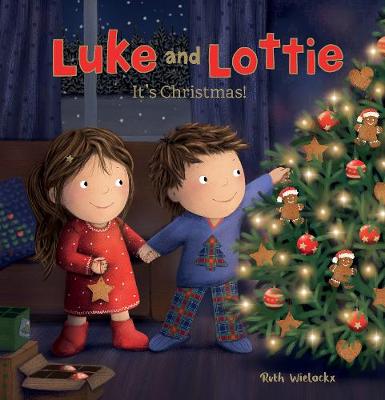 Book cover for Luke and Lottie. It's Christmas!