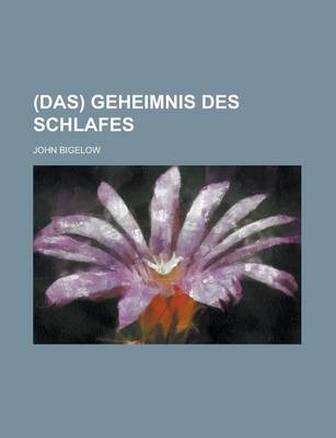 Book cover for (Das) Geheimnis Des Schlafes