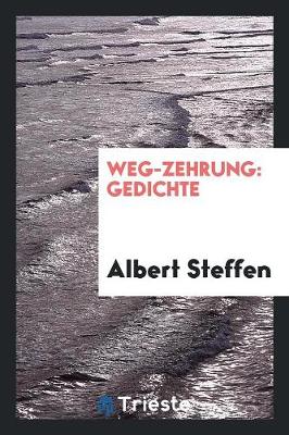 Book cover for Weg-Zehrung [microform]