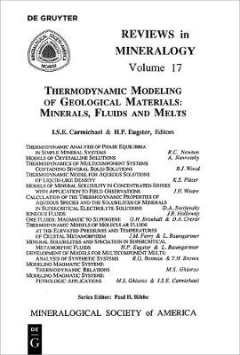 Cover of Thermodynamic Modeling of Geologic Materials