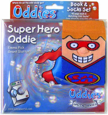 Cover of Super Hero Oddie Book and Sock Set