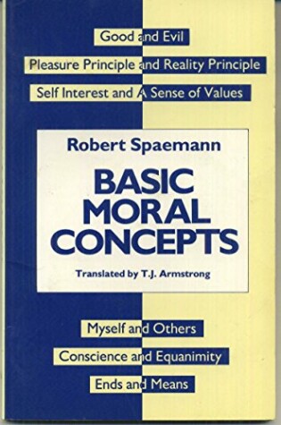 Cover of Basic Moral Concepts