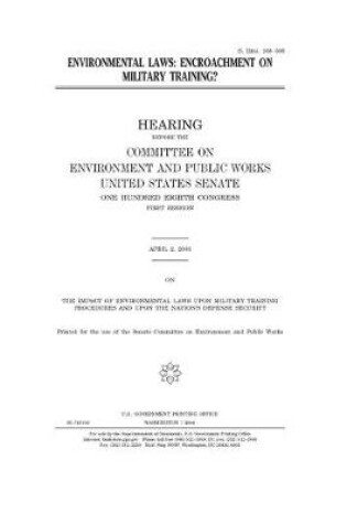 Cover of Environmental laws