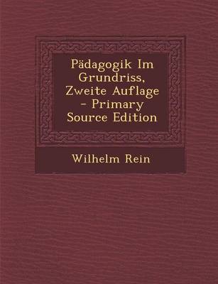 Book cover for Padagogik Im Grundriss, Zweite Auflage