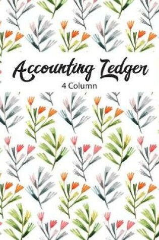 Cover of 4 Column Accounting Ledger