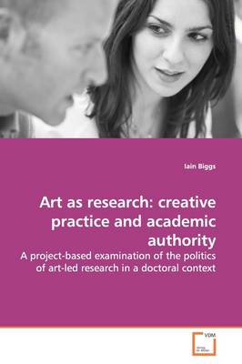 Book cover for Art as research