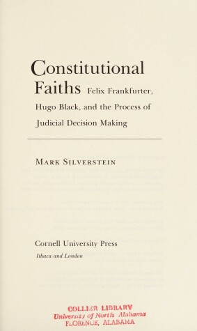 Book cover for Constitutional Faiths