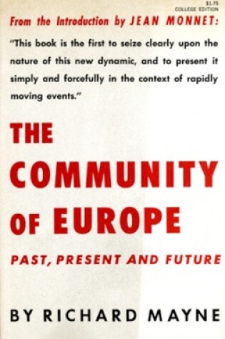 Cover of The Community of Europe