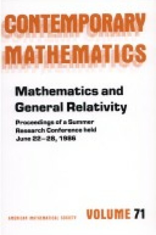 Cover of Mathematics and General Relativity