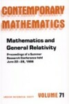 Book cover for Mathematics and General Relativity