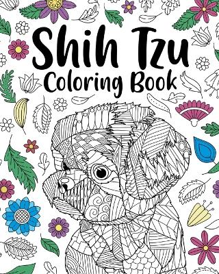 Book cover for Shih Tzu Adult Coloring Book