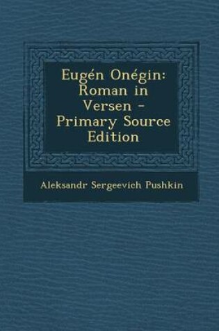 Cover of Eugen Onegin