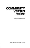Book cover for Community Versus Crime