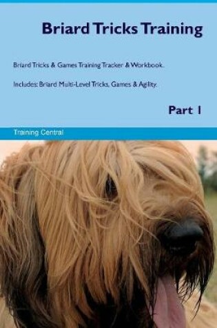 Cover of Briard Tricks Training Briard Tricks & Games Training Tracker & Workbook. Includes