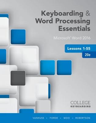 Book cover for Keyboarding and Word Processing Essentials Lessons 1-55