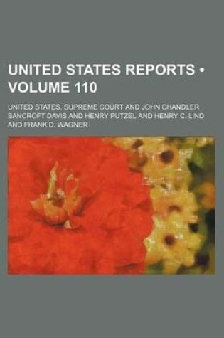 Cover of United States Reports (Volume 110)