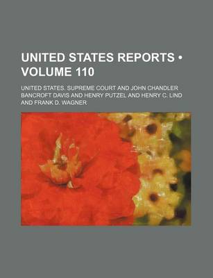 Book cover for United States Reports (Volume 110)