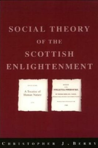 Cover of The Social Theory of the Scottish Enlightenment