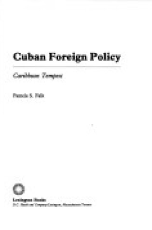 Cover of Cuban Foreign Policy