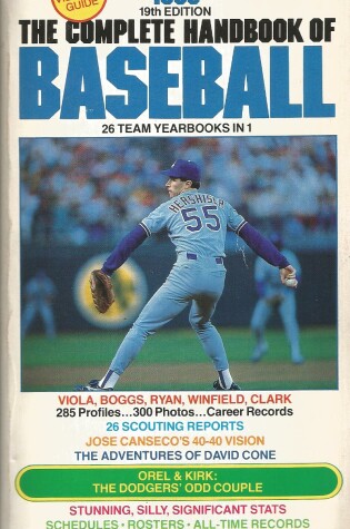 Cover of The 1989 Baseball Complete Handbook