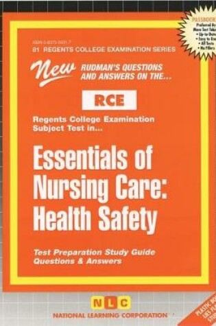 Cover of Essentials of Nursing Care: Health Safety