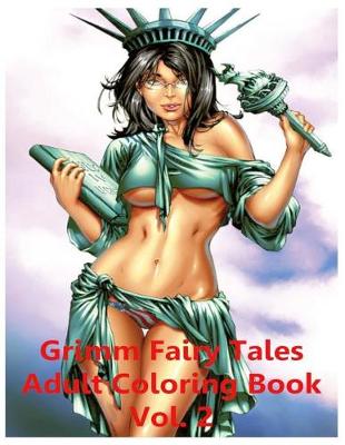 Book cover for Grimm Fairy Tales Adult Coloring Book - Vol 2