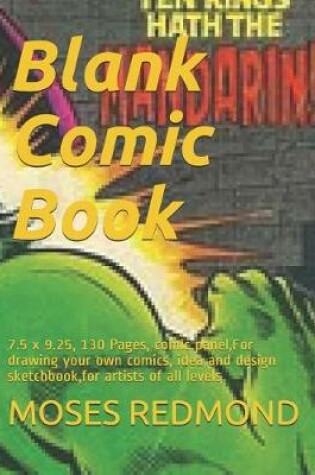 Cover of Blank Comic Book